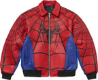 WEB HEAD LEATHER JACKET